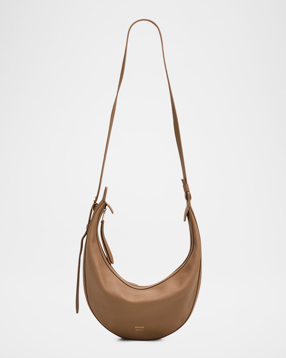 Khaite Augustina Small Zip Calfskin Crossbody Bag