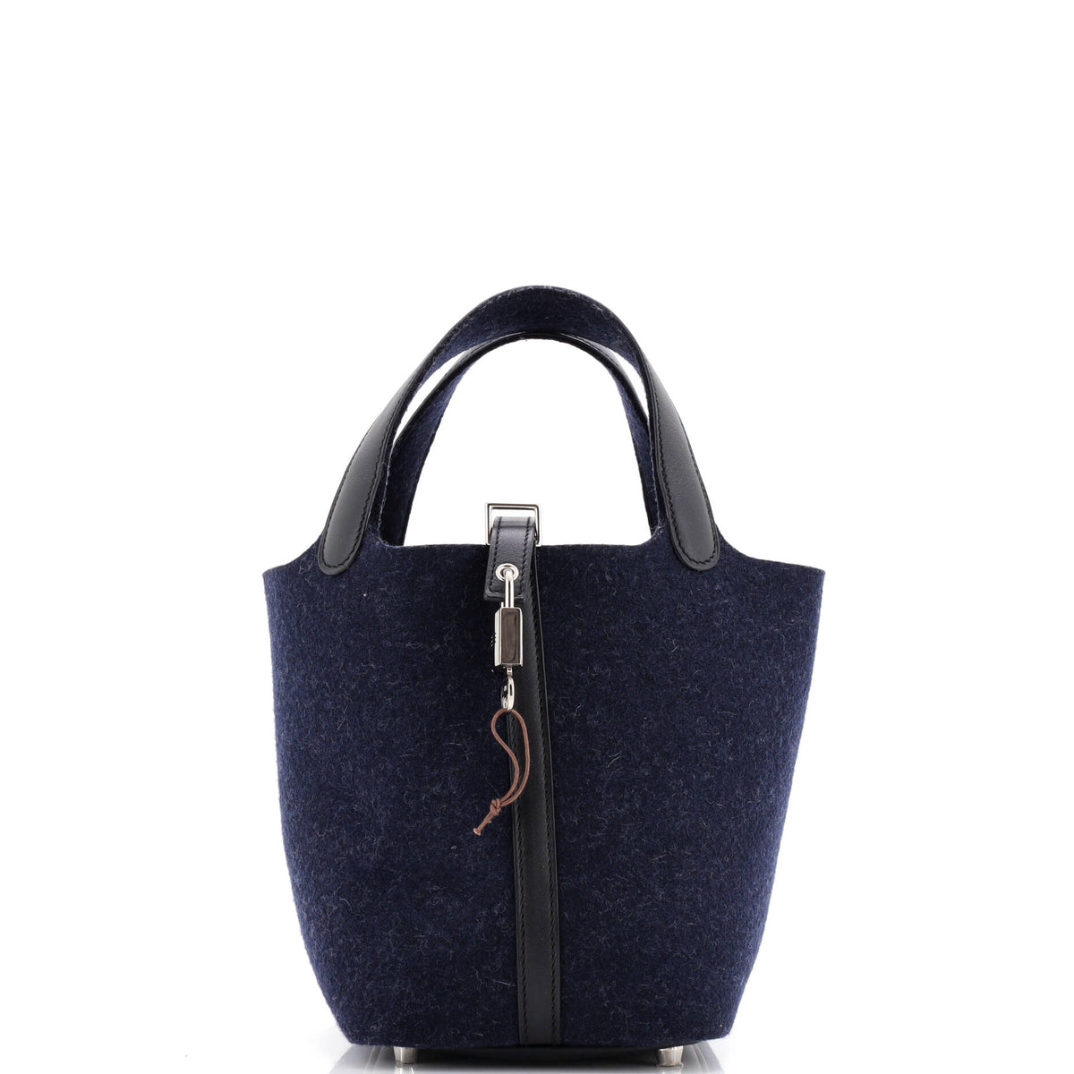 Herm?s Picotin Lock Bag Felt with Leather PM
