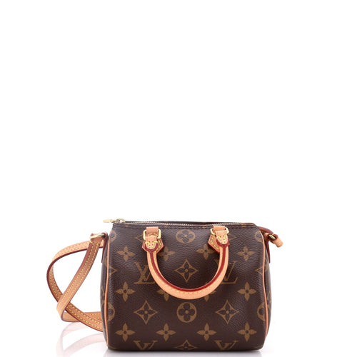 Speedy Bandouliere Bag Monogram Canvas Nano