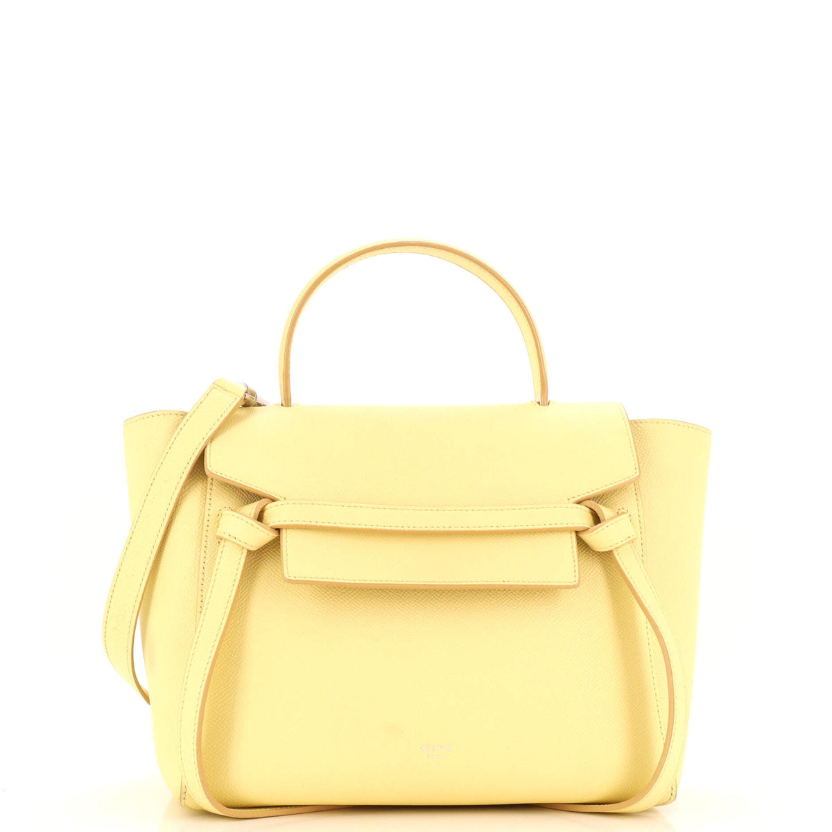 Celine CELINE Belt Bag Textured Leather Micro