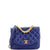 CHANEL Chain Handle Flap Bag Quilted Calfskin with Caviar Small