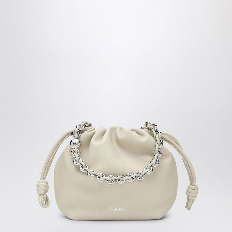Loewe Women's Flamenco Purse Sea Salt Mini Bag in White | A914CBPX03LE