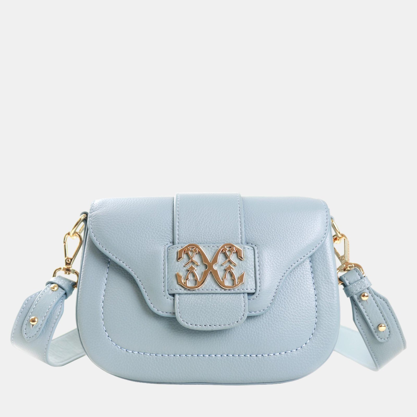 Charriol Light Blue Leather MARIE OLGA Crossbody