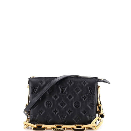 Coussin Bag Monogram Embossed Lambskin BB