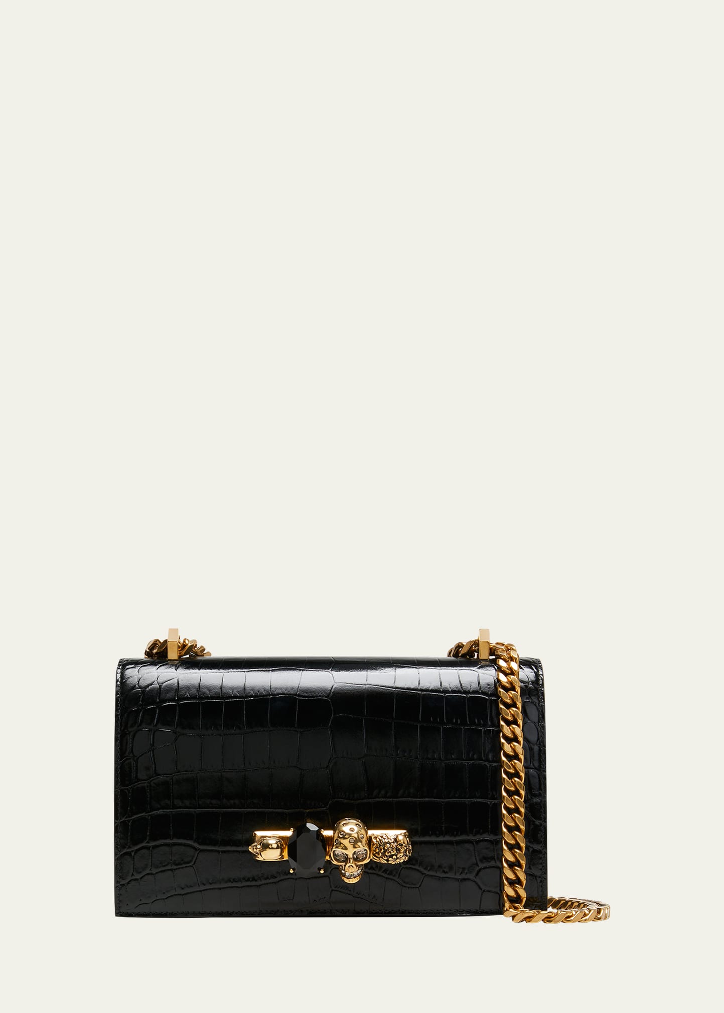 Alexander Mcqueen Jeweled Satchel Bag