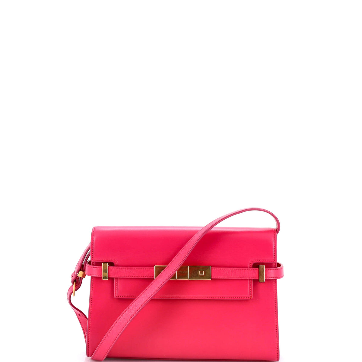 Saint Laurent Manhattan Shoulder Bag Leather Small