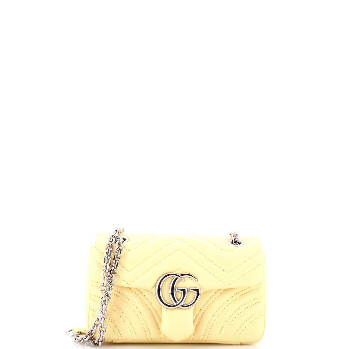 Gucci GUCCI GG Marmont Flap Bag Matelasse Leather Small
