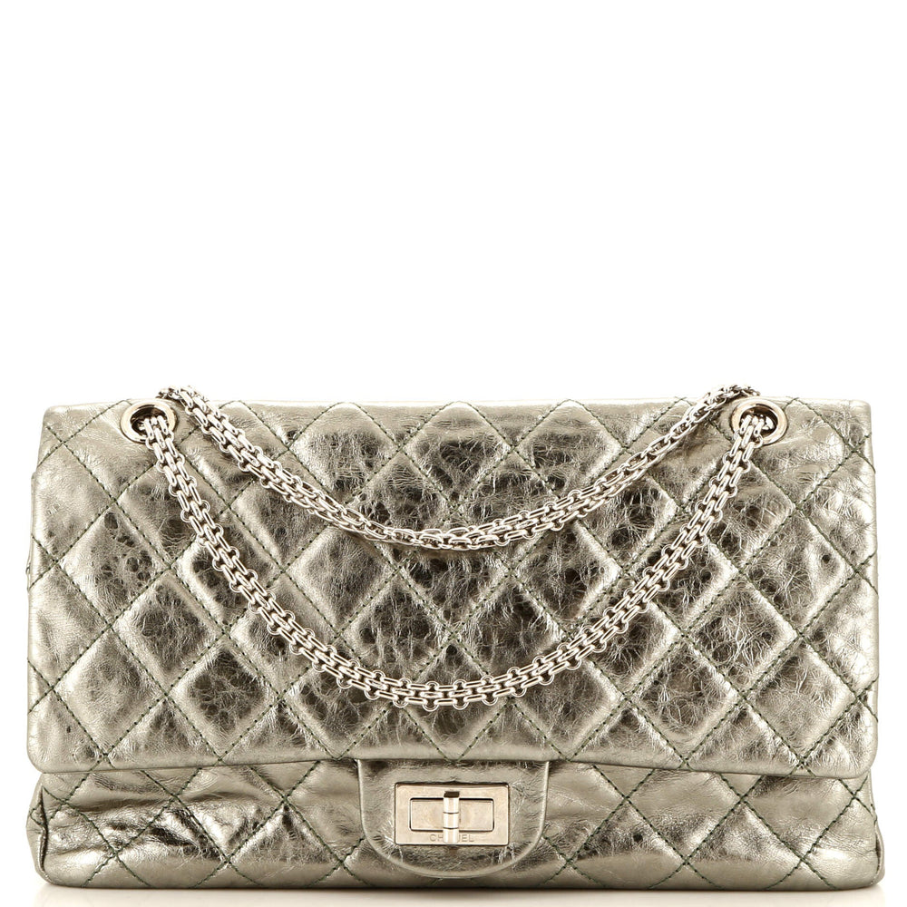 CHANEL Reissue 2.55 Flap Bag Quilted Metallic Aged Calfskin 227