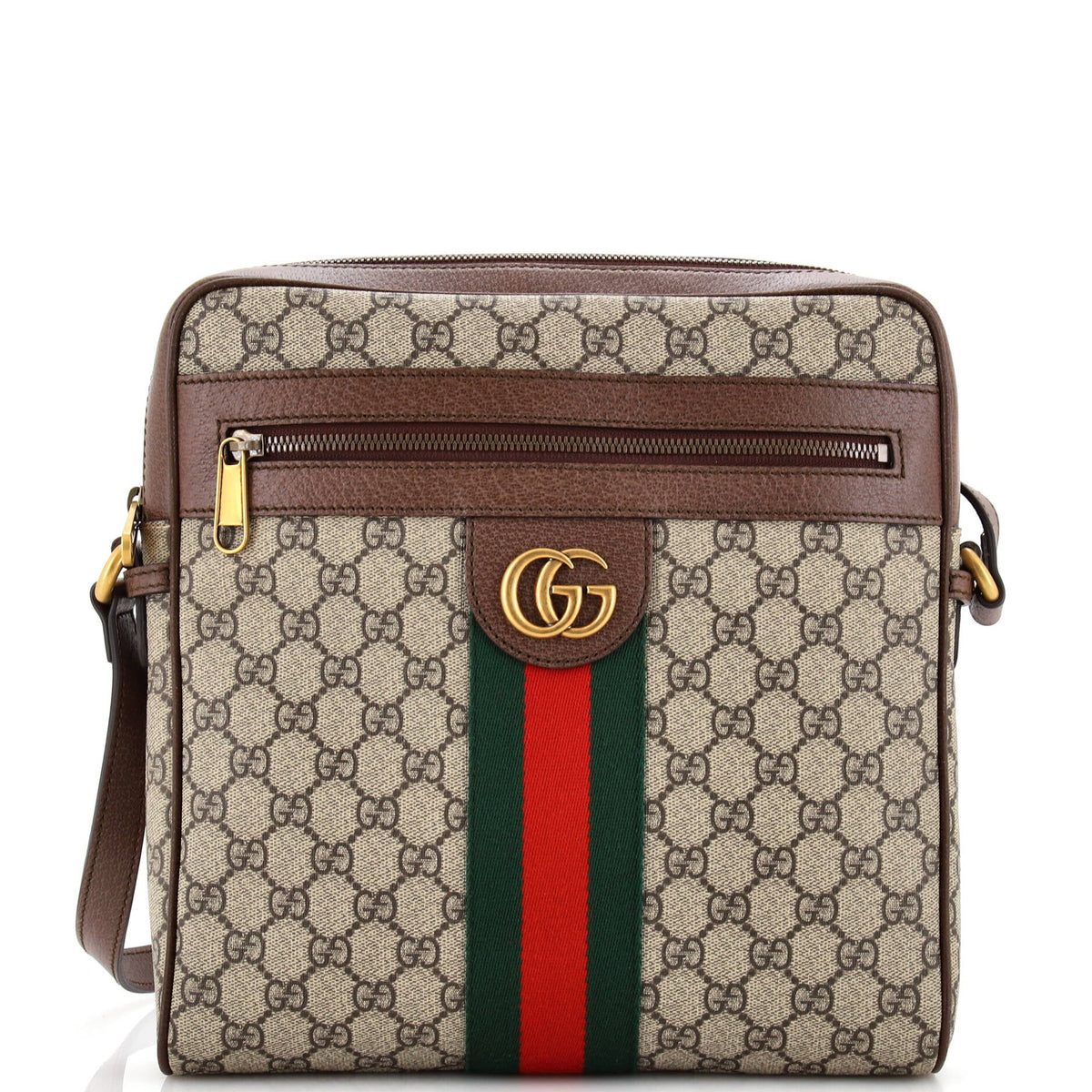 Gucci GUCCI Ophidia Messenger Bag GG Coated Canvas Medium