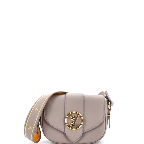 LV Pont 9 Soft Bag Leather PM