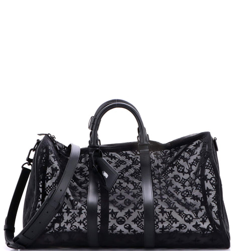 Keepall Bandouliere Bag Monogram See Through Mesh 50