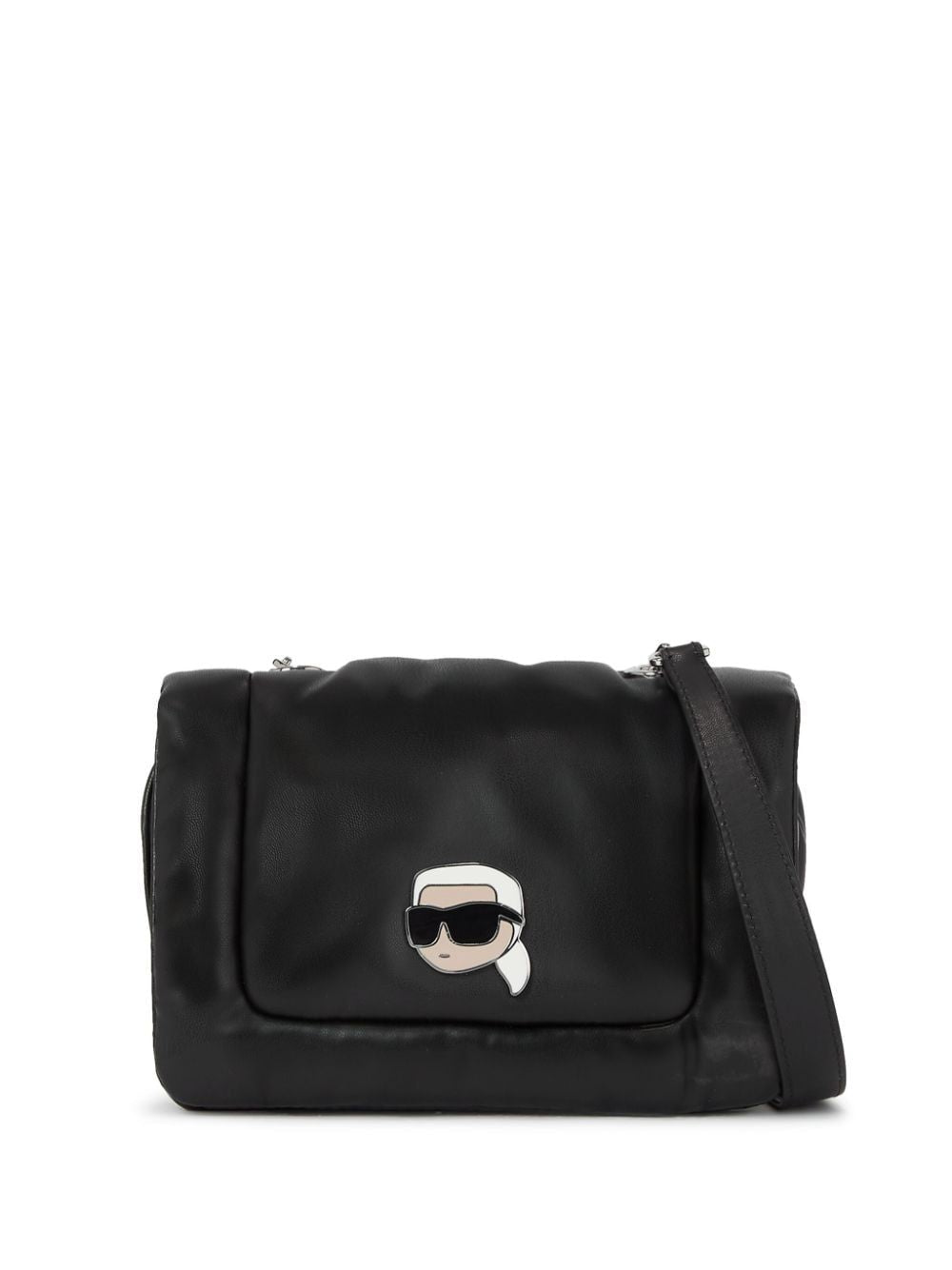 Karl Lagerfeld Women's S Ikonik Quilted Karlito Bag in Black | 245W3055A999A999