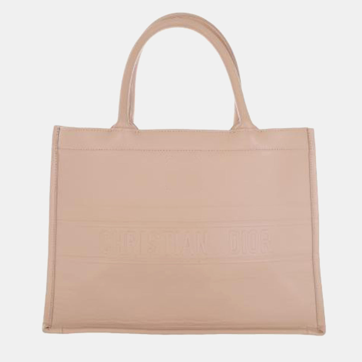 Dior Nude Leather Medium Book Tote Bag
