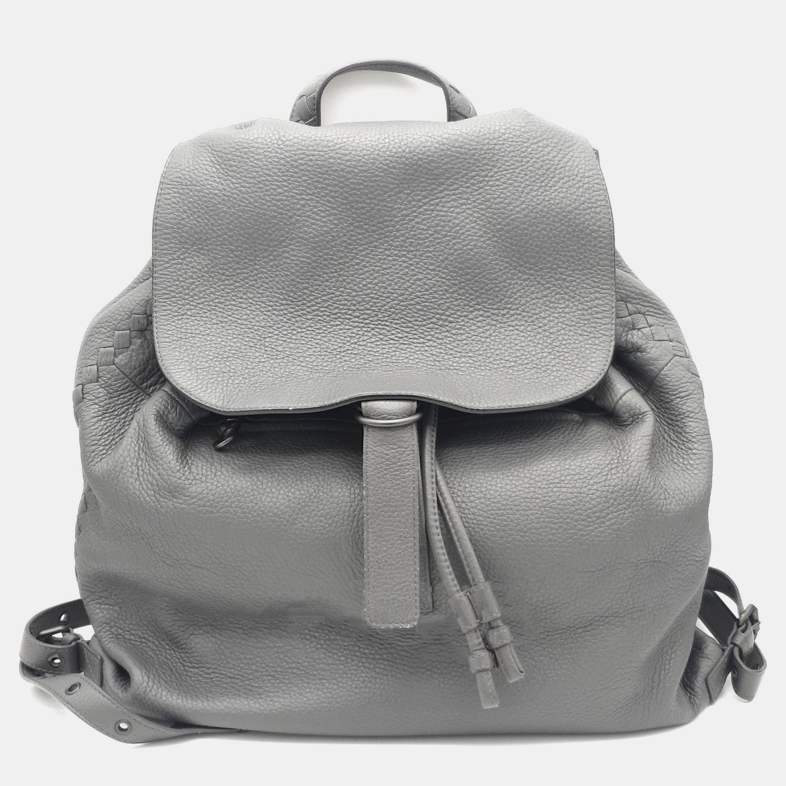 Bottega Veneta Grey Leather backpack