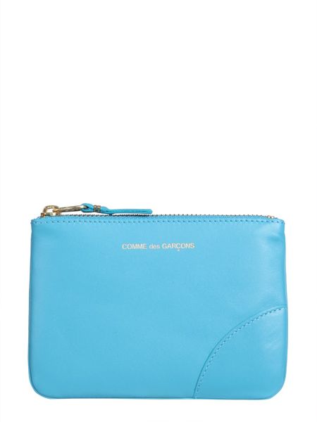 Comme Des Garçons Women's Classic Wallet in Blue | Size UNICA | SA8100