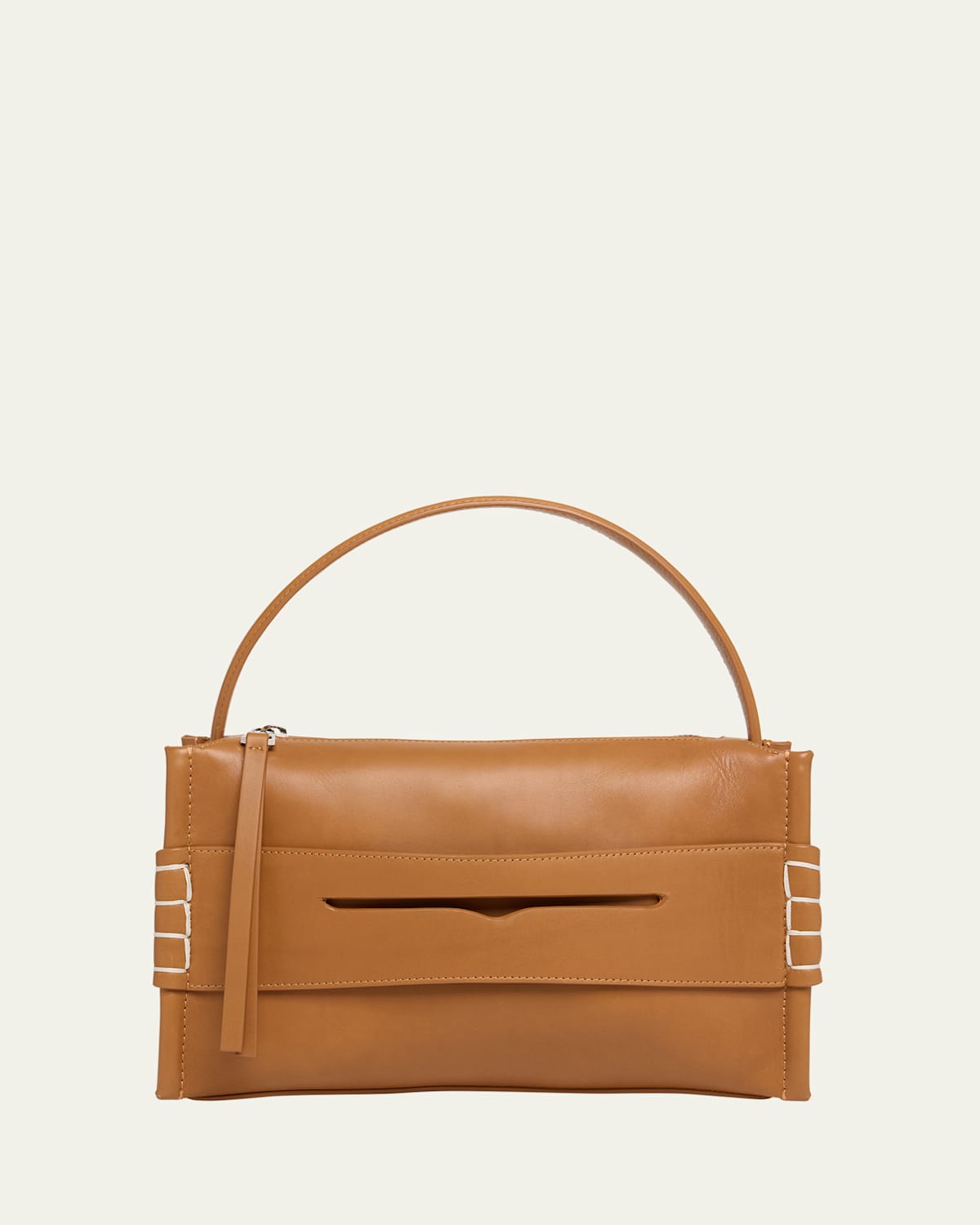Jw Anderson Penny Loafer Leather Top-Handle Bag