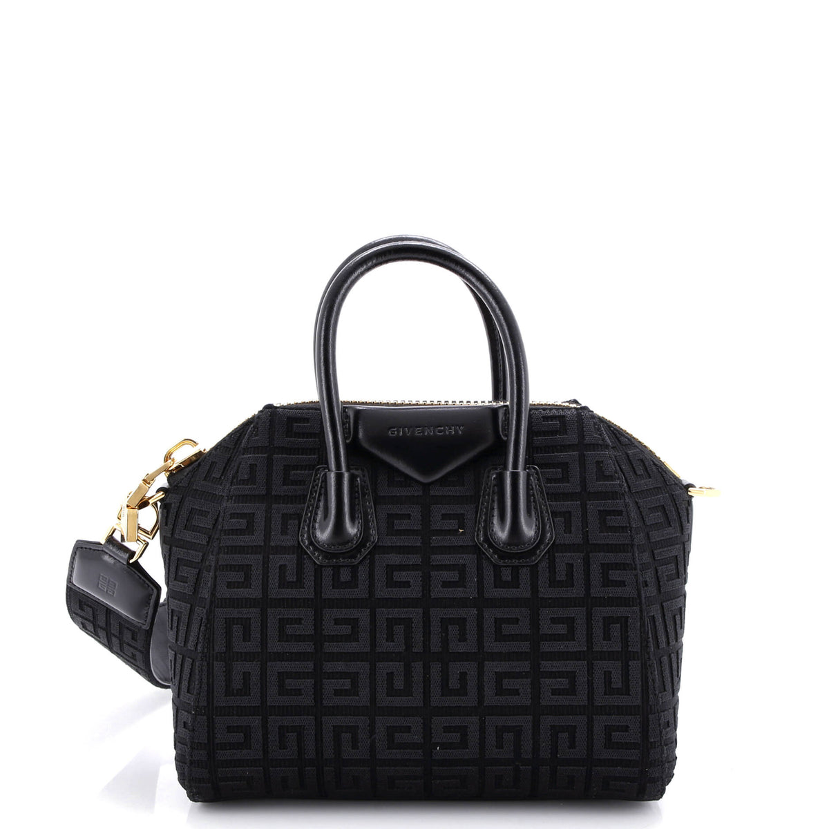 Givenchy GIVENCHY Antigona Bag 4G Embroidered Canvas Mini