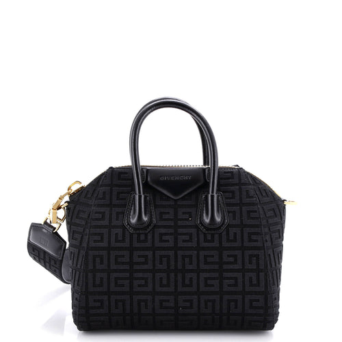 GIVENCHY Antigona Bag 4G Embroidered Canvas Mini