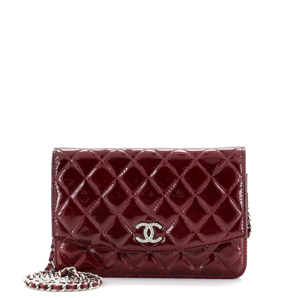 Chanel CHANEL Brilliant Wallet on Chain Quilted Patent