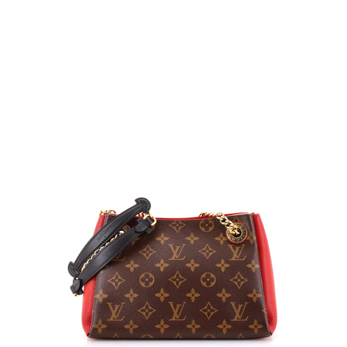 Louis Vuitton Surene Handbag Monogram Canvas with Leather BB