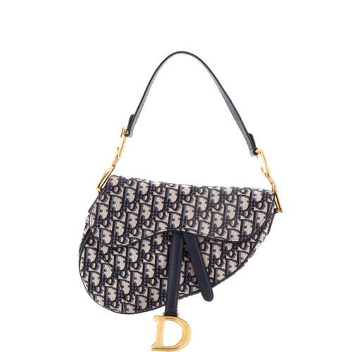 Saddle Handbag Oblique Canvas Medium