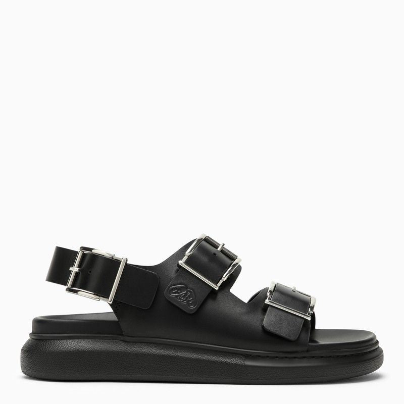 Alexander Mcqueen Men's Seal Sandals in Black | Size 41 | 782466WIEU31081