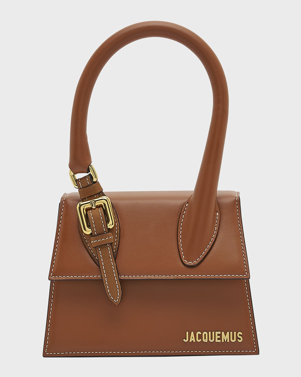 Jacquemus Le Chiquito Moyen Leather Top-Handle Bag