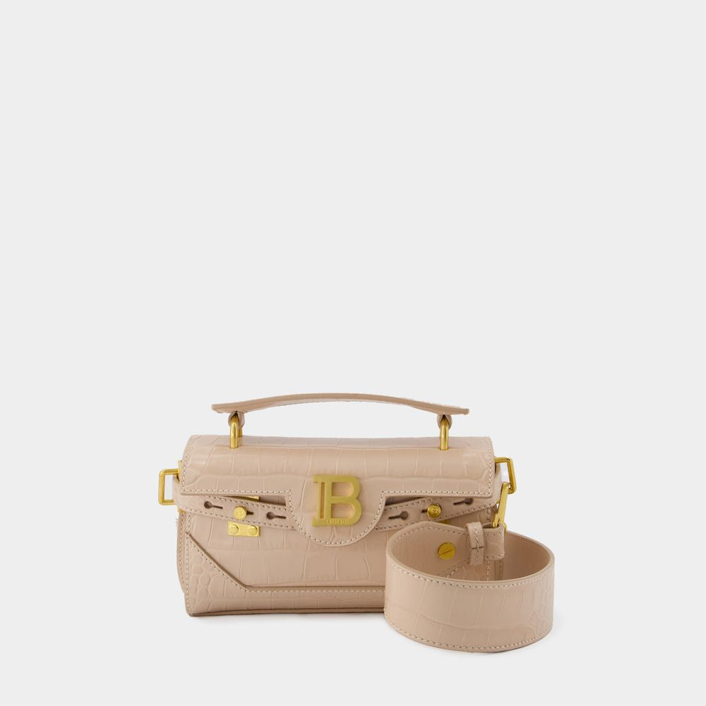 Balmain Women's B Buzz 19 Shoulder Bag in Nude | DN1AE742LVCW