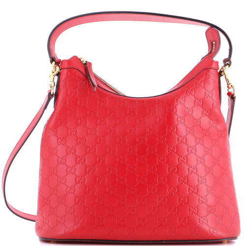 GUCCI Linea A Hobo Guccissima Leather