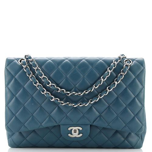 CHANEL Classic Single Flap Bag Quilted Lambskin Maxi