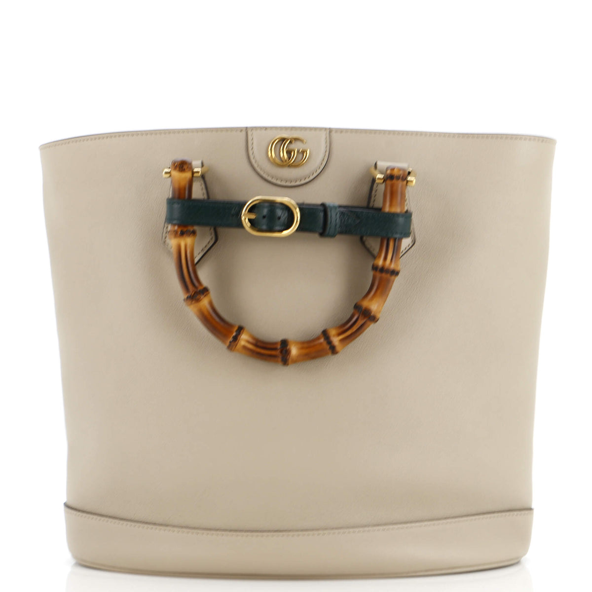 Gucci GUCCI Diana Bamboo Handle Round Tote Leather Medium