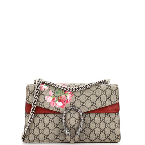 GUCCI Dionysus Bag Blooms Print GG Coated Canvas Small