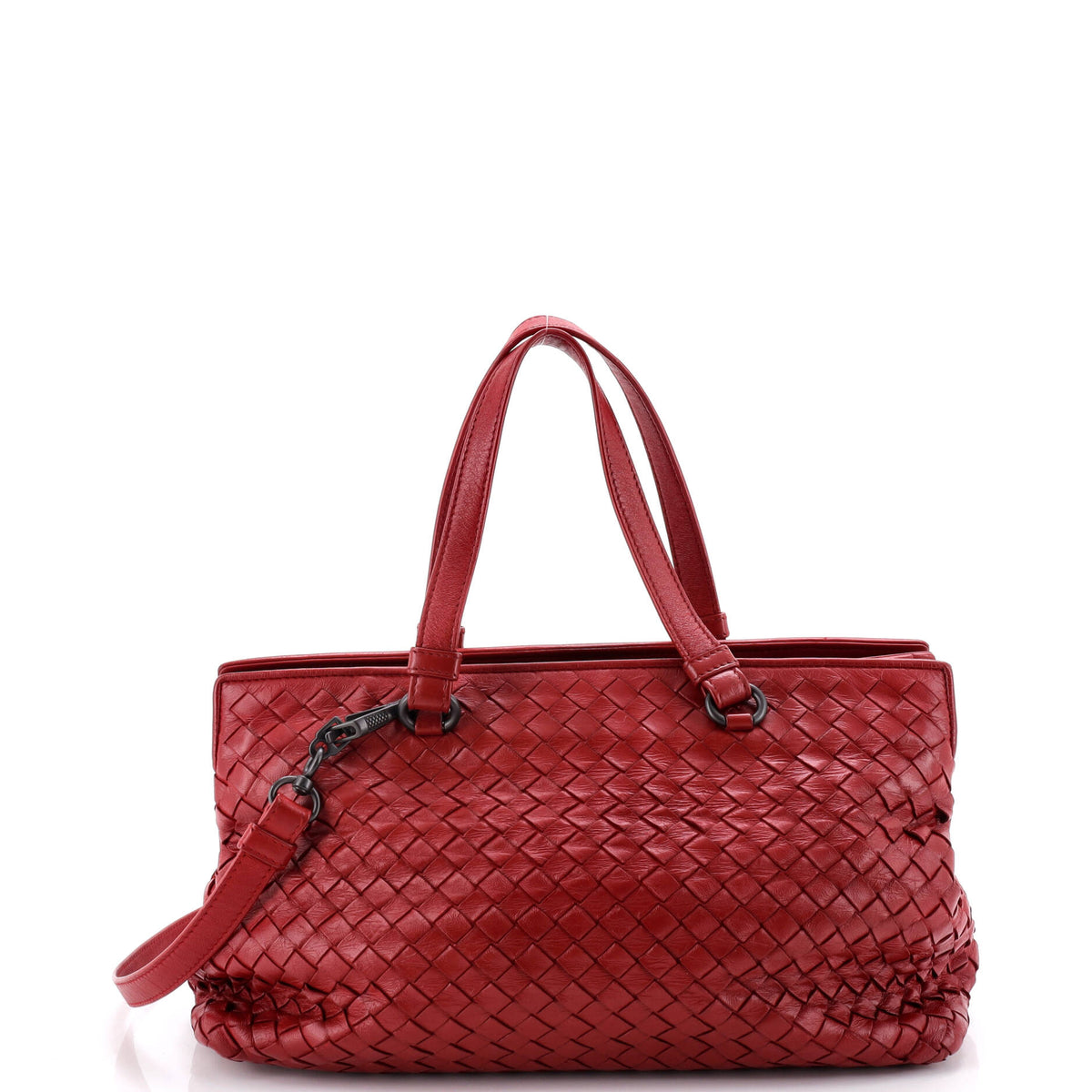 Bottega Veneta 2-Pocket Convertible Tote Intrecciato Nappa Medium