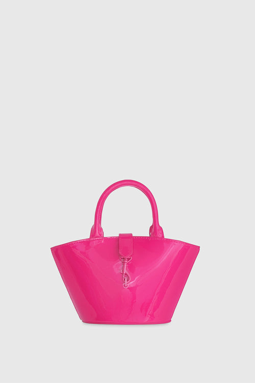 Megan Micro Fan Tote Bag In Pink