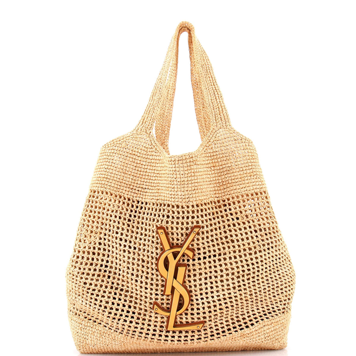 Saint Laurent Icare Shopping Tote Raffia Maxi