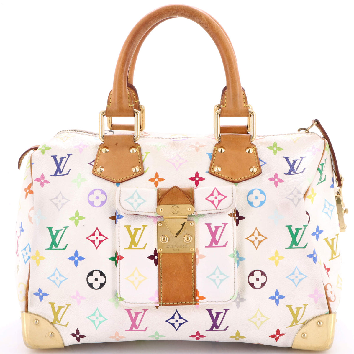 Louis Vuitton Speedy Handbag Monogram Multicolor 30