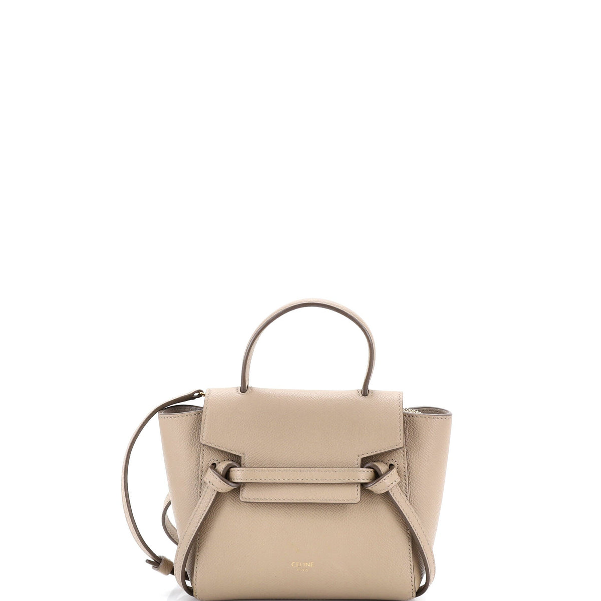 Celine CELINE Belt Bag Textured Leather Pico