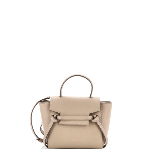 CELINE Belt Bag Textured Leather Pico