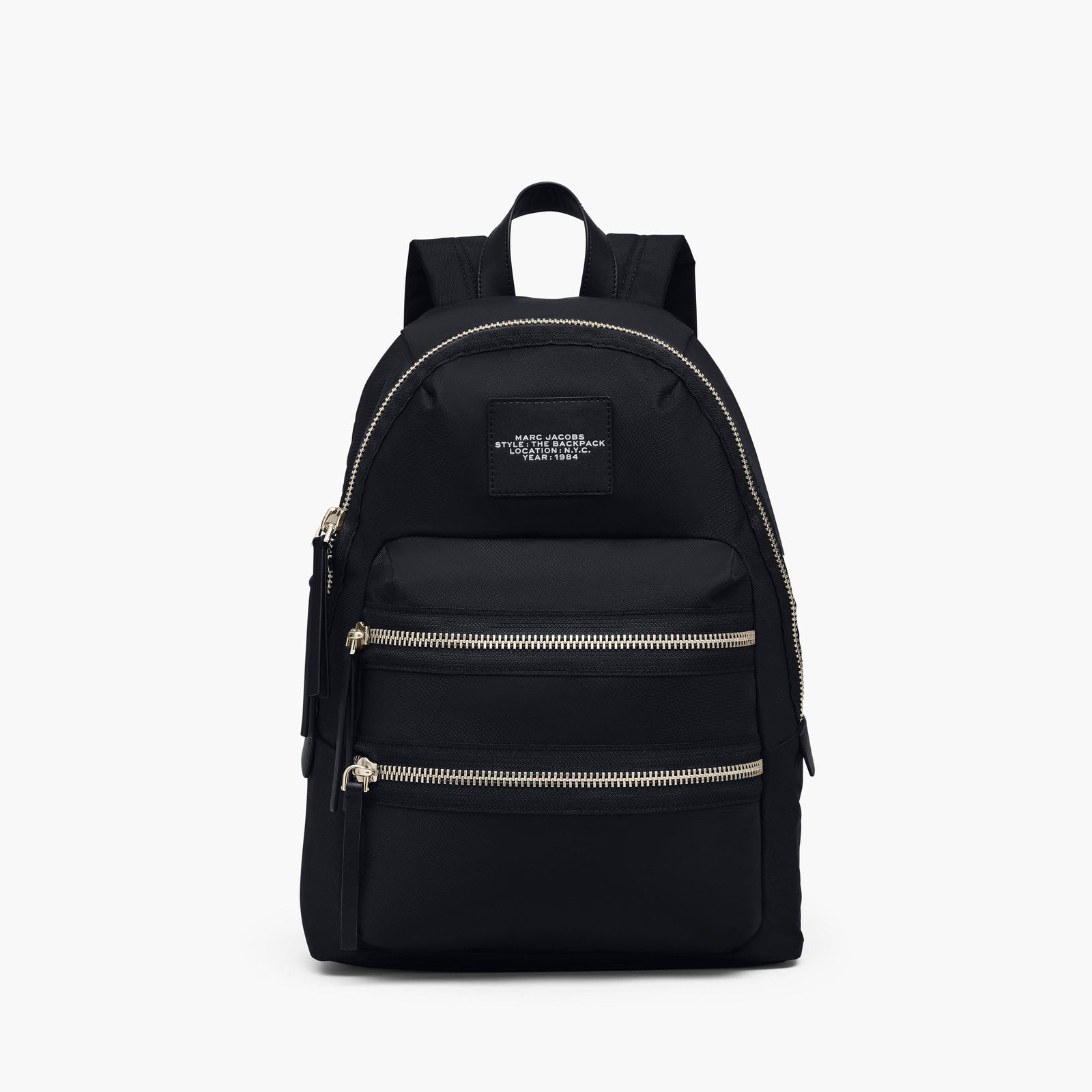 Marc Jacobs The Biker Nylon Large Backpack in Black