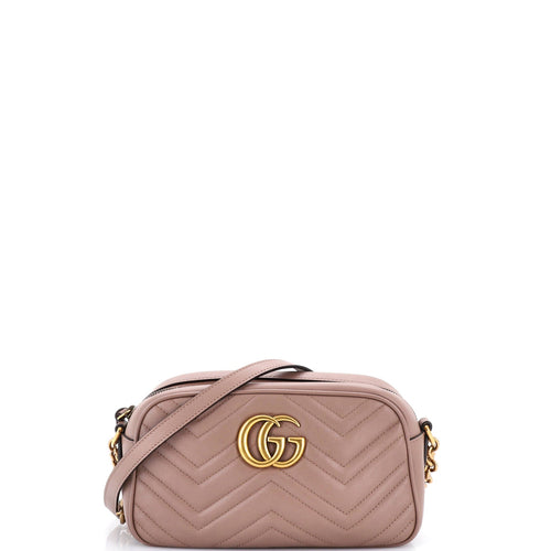 GUCCI GG Marmont Shoulder Bag Matelasse Leather Small