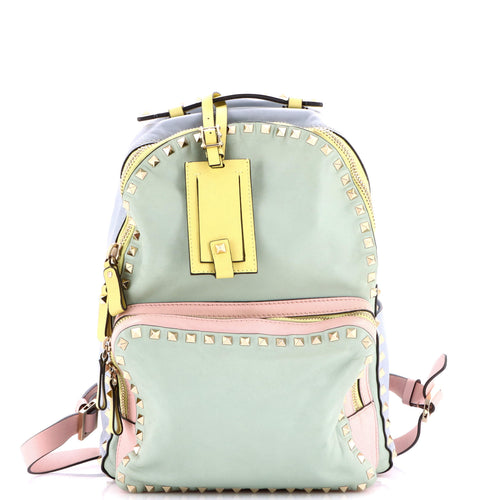 VALENTINO GARAVANI Rockstud Backpack Leather Medium