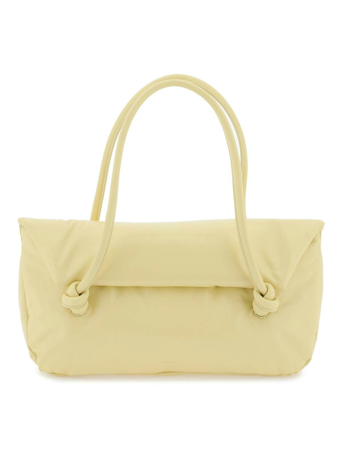 Jil Sander Women's Padded Leather Shoulder Bag in Yellow | J07ZH0021P6589