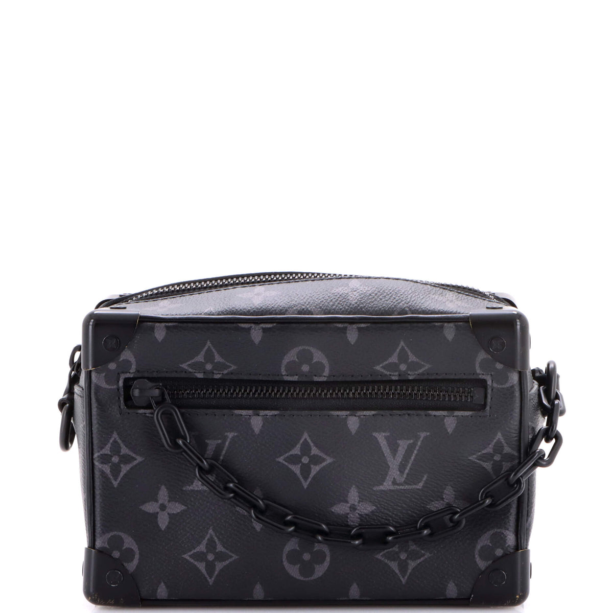 Louis Vuitton Soft Trunk Bag Monogram Eclipse Canvas Mini