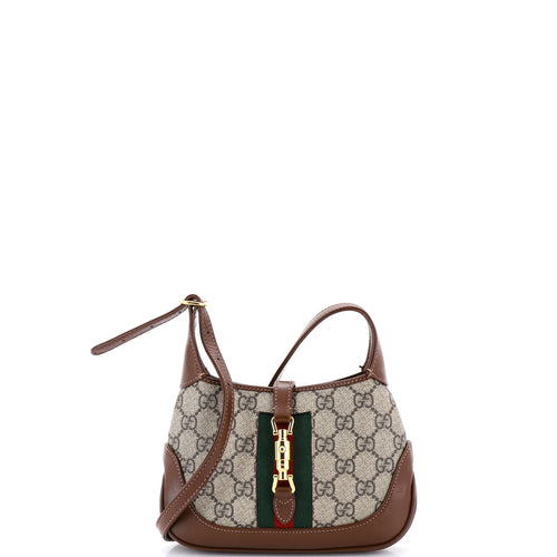 GUCCI Jackie 1961 Hobo GG Coated Canvas Mini