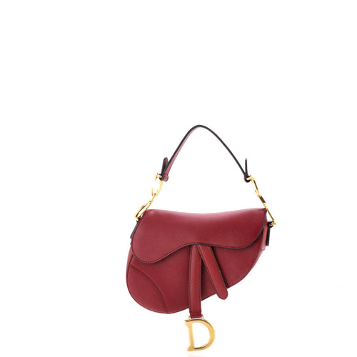 Saddle Handbag Leather Mini