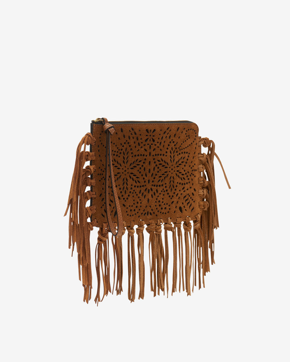 Flat Pouch Clutch - Women - Cognac - Isabel Marant