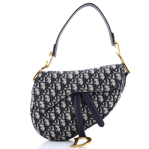 Saddle Handbag Oblique Canvas Medium