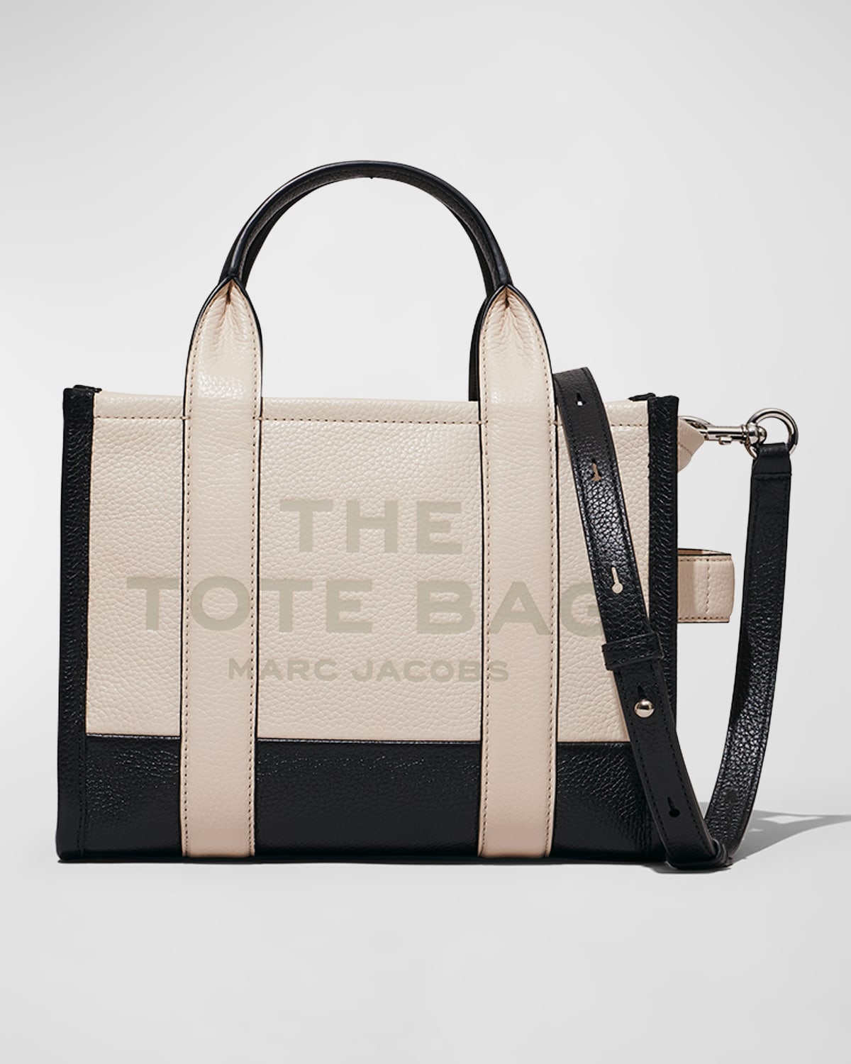 Marc Jacobs Die Mini-Tragetasche aus Leder im Colorblock-Design