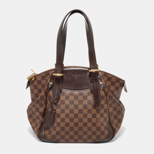 Damier Ebene Canvas Verona MM Bag