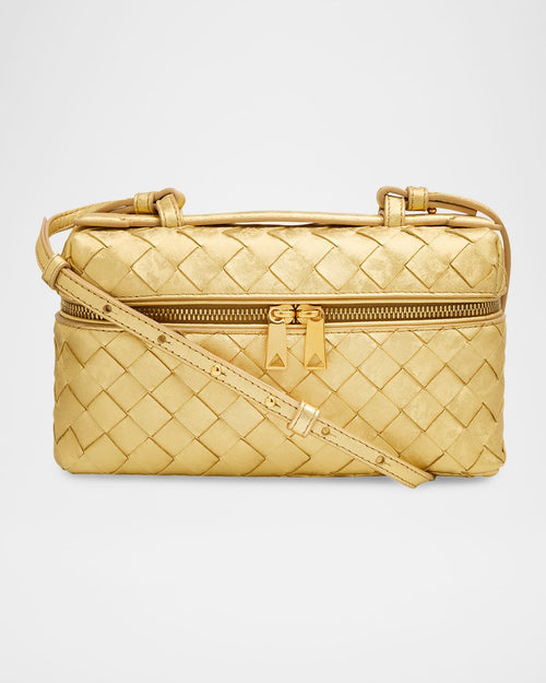 Bang Bang Laminated Leather Vanity Crossbody Bag